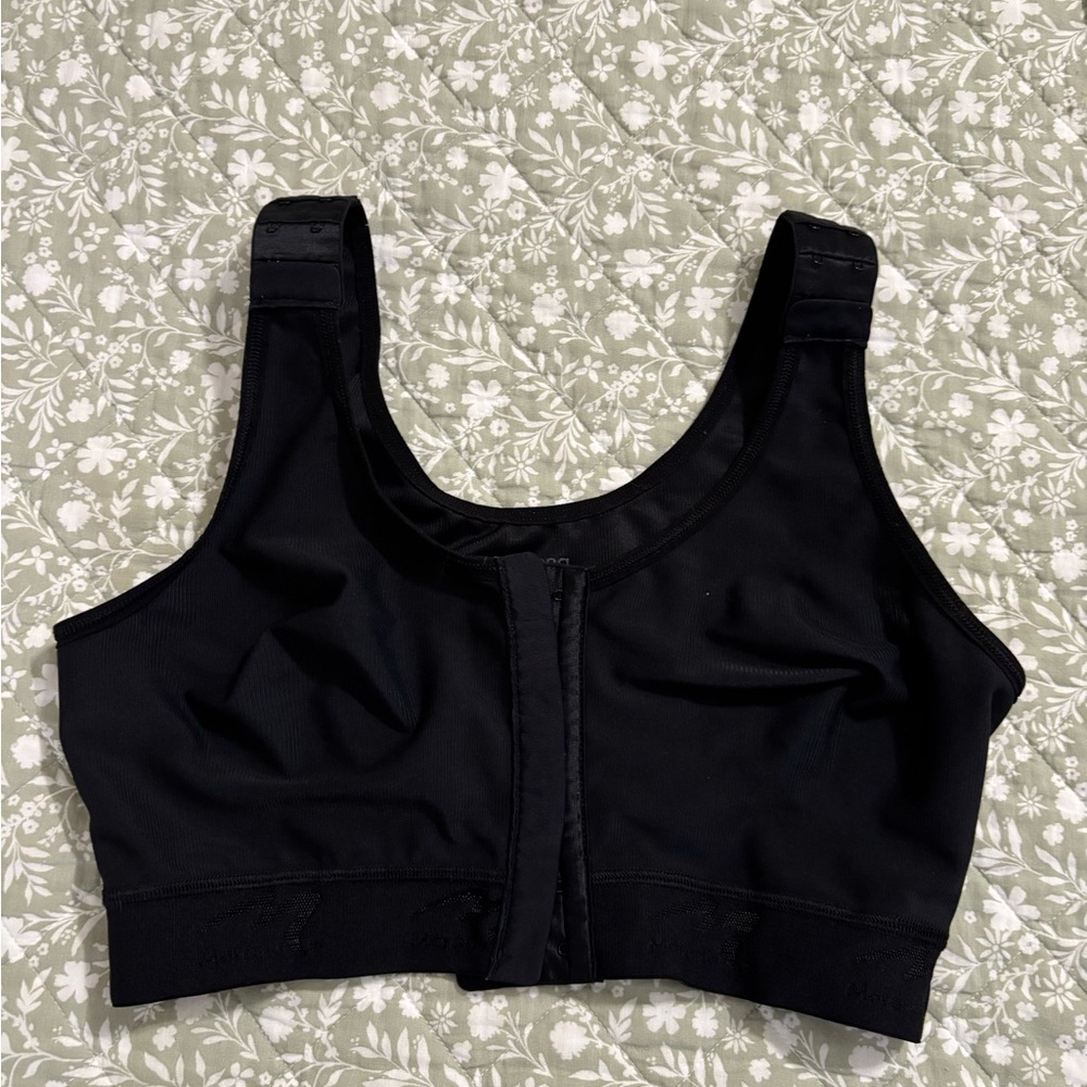 Marena Recovery Black Compression Bra - Picture 2 of 10